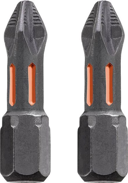 KWB torsie bitset - PH3 Phillips 3 - Lengte 25 mm - Hoge torsieweerstand - 122003 - 2 stuks