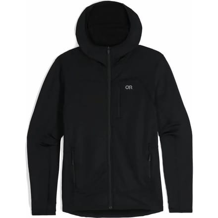 Full zip fleece hoodie Outdoor Research Vigor Grid