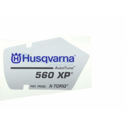 Husqvarna 560xp starterkap sticker