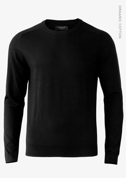 Brighton O-Neck Men - Zwart pullover | Maat S