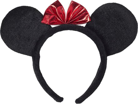 Widmann - Mouse Kostuum - Haarband Muis Oren - Zwart - Carnavalskleding - Verkleedkleding