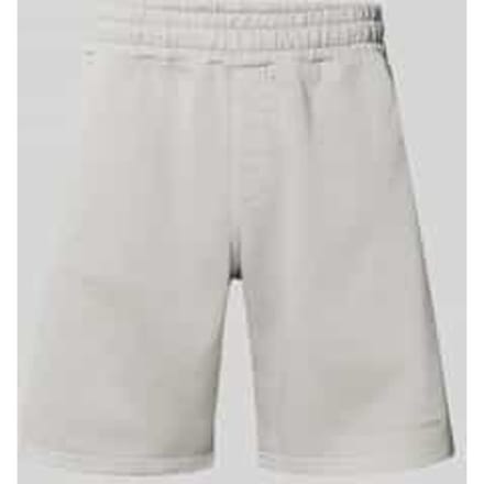 regular fit sweatshorts met gestikt logo