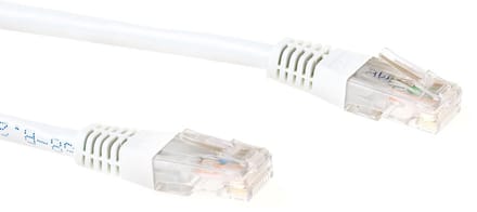 ACT Witte 2,0 meter LSZH U/UTP CAT6 patchkabel met RJ45 connectoren IB8302