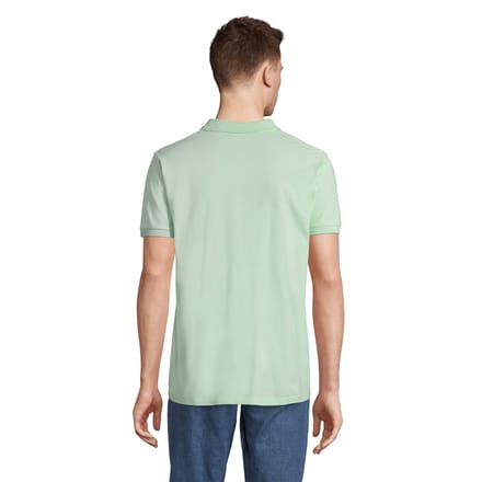 SOLS Heren Planet Poloshirt (Bevroren groen)
