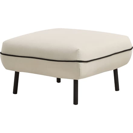 TONSBERG - Ottomaan - Lichtbeige - Polyester