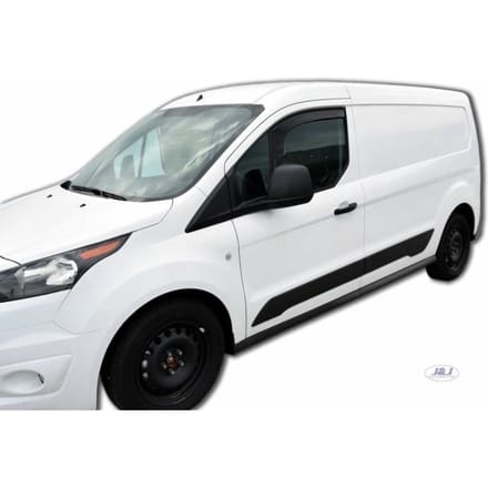 Luchtdeflectoren - J&;J AUTOMOTIVE - Ford Transit Connect - Gerookt - Versterkt Acryl - Eenvoudige Installatie