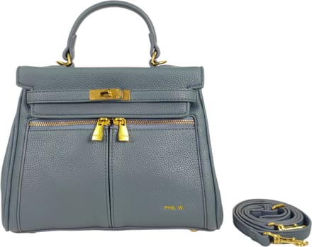 Phill W - handtas - medium - blauw