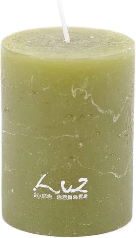 Rasteli Luz Your Senses Stomp Kaars Groen D 6 cm H 8 cm Voordeelaanbod Per 2 Stuks