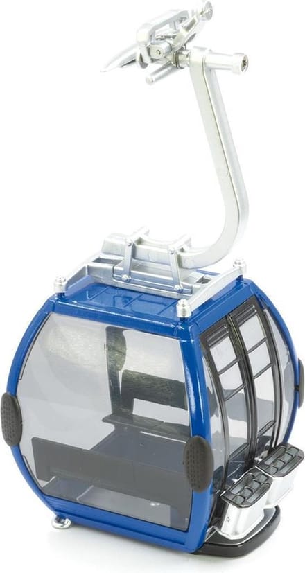 Jaegerndorfer - 84005 Gondel Omega IV 8 Blauw Miniatuur Model - 1:32 - Kerstdorp