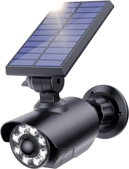Zonne Beveiligingslamp - Dummy Camera - Tuin Verlichting - Bewegingssensor - IP66 Waterdicht - Zwart