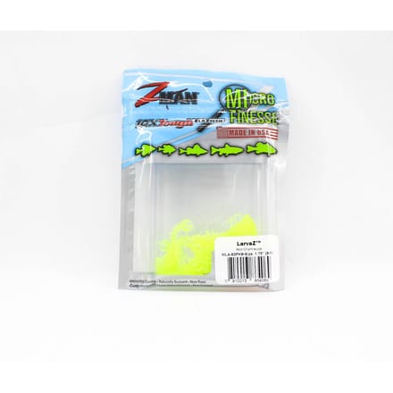 Zman Soft Lure LarvaZ 1,75 Inch 8/Pack Hot Chart (4069) white