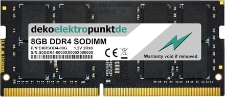 RAM Geheugen Module - Interne Component - Opslag Uitbreiding - Dual Channel Functie - 6.9 x 3 x 0.3 cm