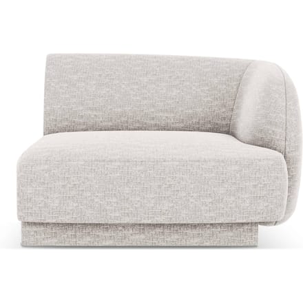 Modulair hoekelement Miley rechts chenille | Micadoni Limited Edition