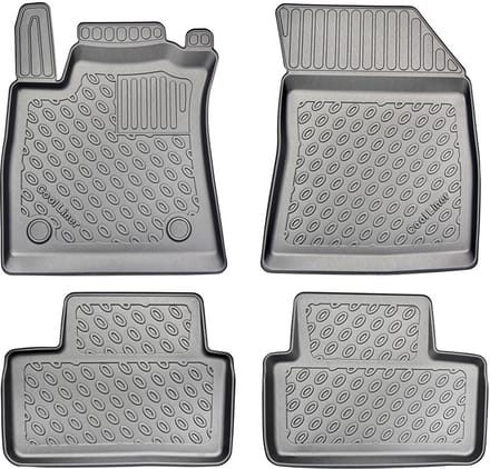 Rubbermatten Renault Megane IV (ook voor E-Tech Plug-in Hybrid) 2016-heden (complete set) - 3D Schaalmatten