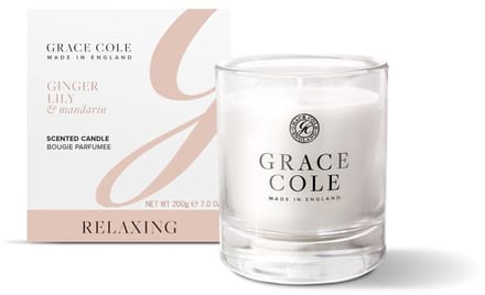 Grace Cole Ginger Lily & Mandarin Scented Candle (1 stuk)