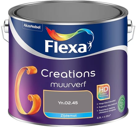 Flexa - Creations Muurverf Zijdemat - Yn.02.45 - Mengverf - 2,5 L