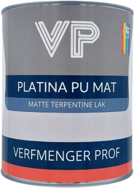 VP Platina PU Mat 1 liter RAL 7021 Mengkleur