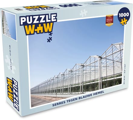 Puzzel Grote kassen - Legpuzzel - Puzzel 1000 stukjes volwassenen