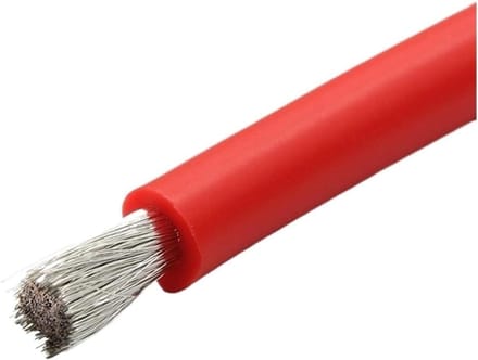 Hittebestendige Kabel - Siliconen Draad - Elektrische Projecten - Zachte Flexibele Isolatie - 100 Meter - Rood