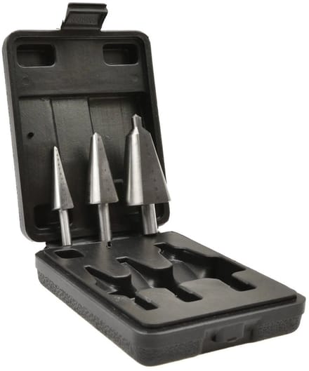 GEKO HSS metaalborenset - traploos - 3-delig - 3-30 mm