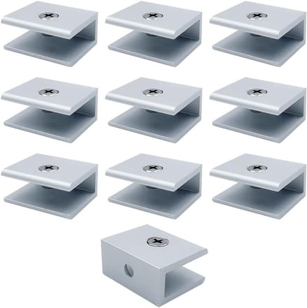 10Pcs Verstelbare Planksteun - Aluminium Legering Ondersteuning Wandbeugel - Keuken Kast Plank Steunen