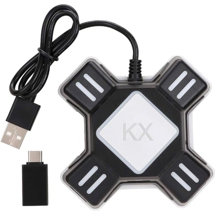 Toetsenbord Muis Adapter Draagbare Muis Toetsenbord Converter Adapter Vervanging voor zwart