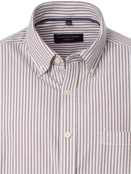 Casa Moda Casual Gestreept Overhemd Button Down Boord - M