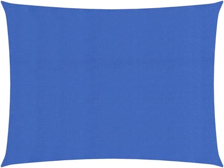 vidaXL - Zonnezeil - 160 - g/m² - rechthoekig - 4x5 - m - HDPE - blauw