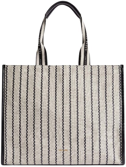 Ted Baker Riveren Woven Webbing Shopper Navy Crème