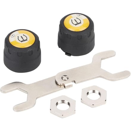 Système de Surveillance de Pression et de Température des Pneus TPMS Moto BT pour iOS Android W Capteur de Pneu white