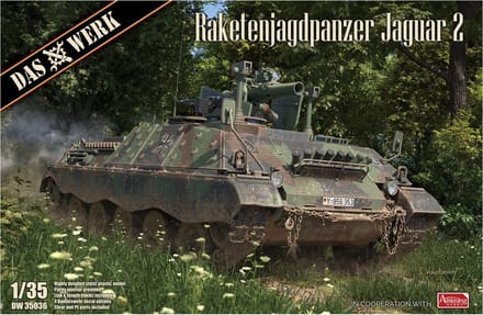 Das Werk Modelbouwpakket Auto - 35036 Raketenjagdpanzer Jaguar 2 - Duitse Tankjager Plastic - 1:35 - Modelbouw