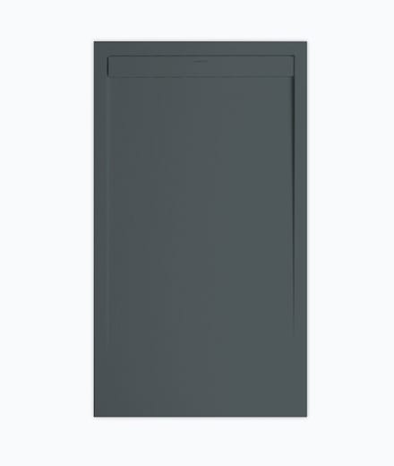 Sanifun douchebak Stone Smart 140 x 80 cm antraciet