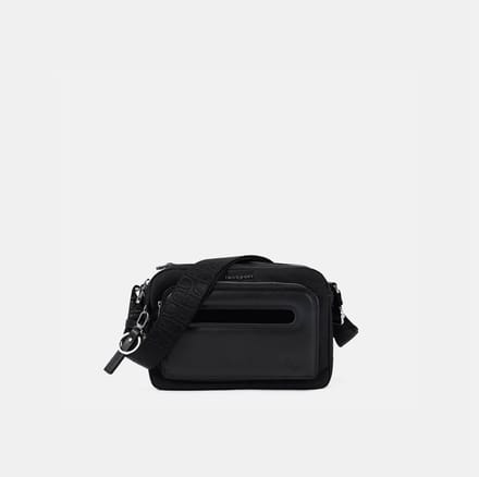 Hedgren Espresso Dames Crossbodytas met RFID-bescherming – Middelgroot – Zwart