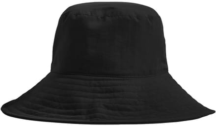 Wide Brim Sun Hat - Black - One Size
