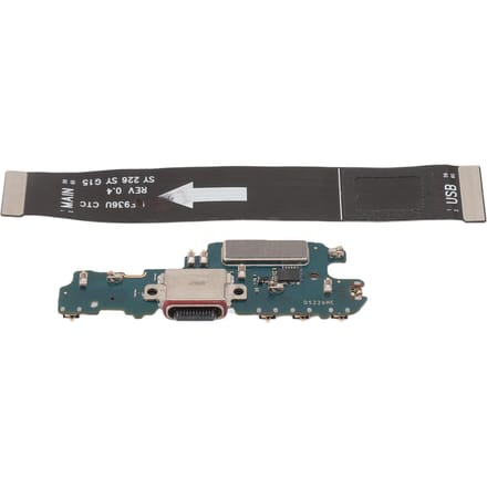 Telefoon Oplaadpoort Dock Connector USB met Hoofdbord Aansluiting Flex Kabel Reparatiegereedschap voor black