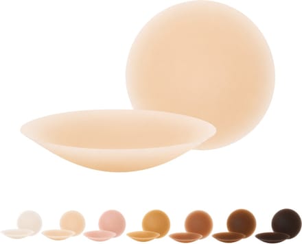 BOOBEES Silicone Nipple Covers - Size M - 10cm - Biscuit