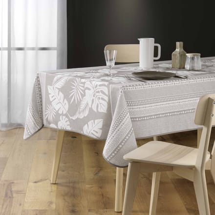 Vierkante polyester tafelkleed met print AMBRINE, 150 x 150 cm