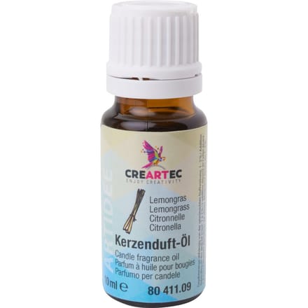 Geurolie voor kaarsen, 10 ml - Lemongras