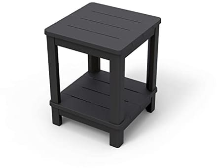 Deluxe tafel met dubbele plank - 40,5 x 40,5 x 52 cm