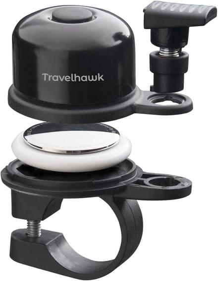 Travelhawk Fietsbel - Geschikt voor Apple AirTag - Fietsbel Racefiets - GPS Tracker - Fietstracker