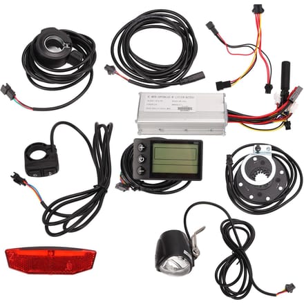 36V 48V 25A Controller Kit S866 Display Voor- Achterlichten 2 in 1 Schakelaar Configuratie voor 750W black
