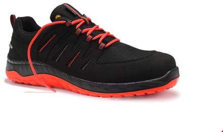 Elten MADDOX Compo werkschoenen zwart-rood S3S Laag - maat 41