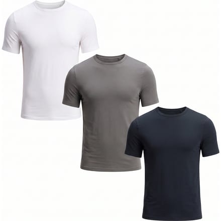Pakket van 3 heren T-shirts met korte mouwen 50534019