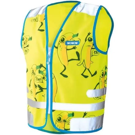 WOWOW Comic veggie Jacket geel - fluohesje kind EN17353 - S