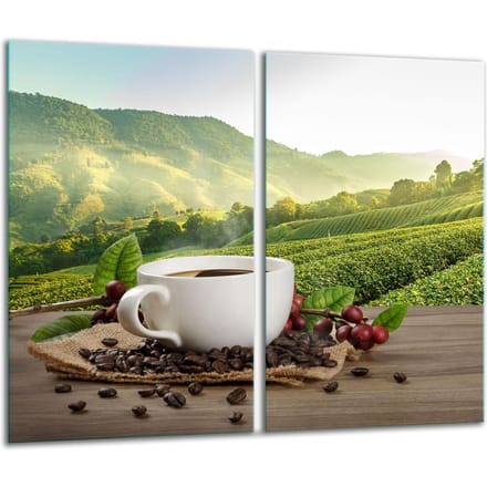 TMK ArtDeko - Snijplank - Glas - 30x52cm - Beschermend en Decoratief