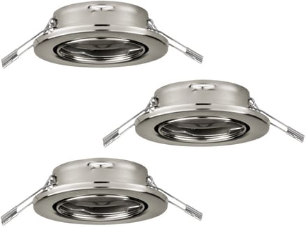 EGLO AGULO recessed spotlight brushed steel