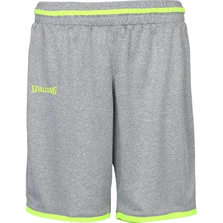 Move Short Dames Donkergrijs Melange/Fluo Geel