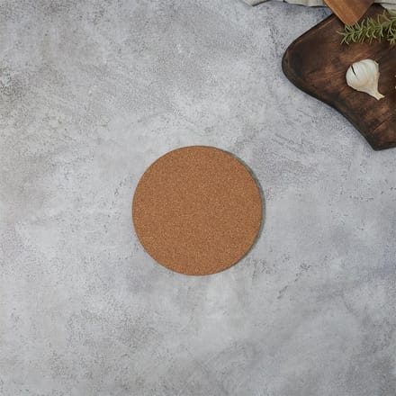 Cook Concept Onderzetter - kurk - rond - D19 cm - voor pannen - hittebestendig