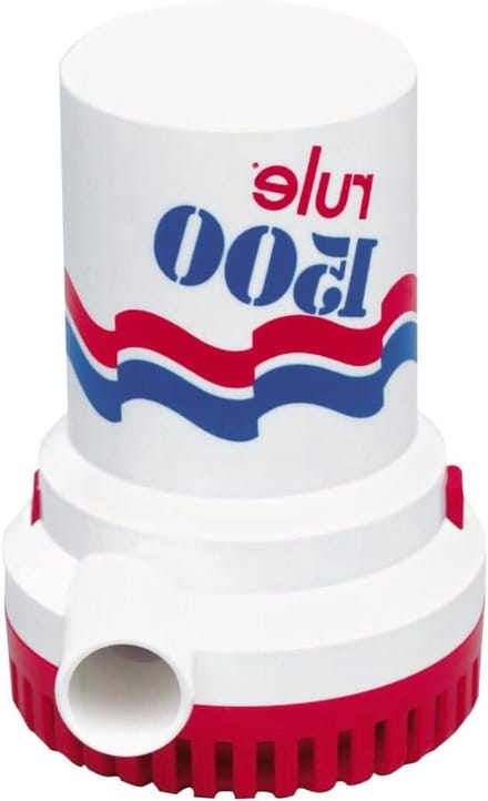 Waterpomp Boot - Bilgepomp - Waterafvoer Boot - Geluidsarm Ontwerp - 1500 GPH - Rood Wit Blauw
