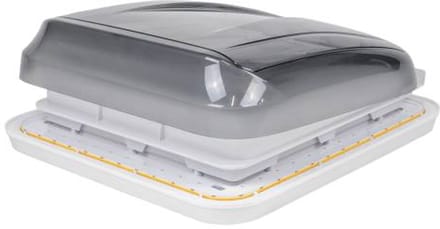 Dakluik 40x40cm duoplissé Freucamp - met LED verlichting